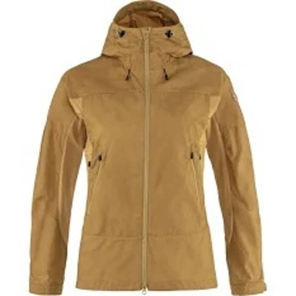 Fjallraven Abisko Lite Trekking Jacket Size M Buckwheat Brown